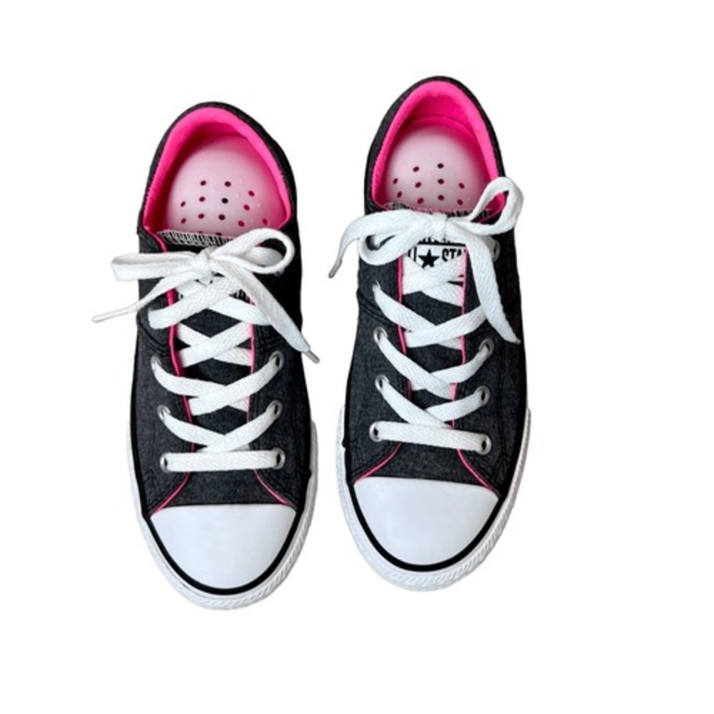 Converse All Stars Madison Low Top Sneaker‎ Pillow Tongue Dk Grey Junior 1 Black